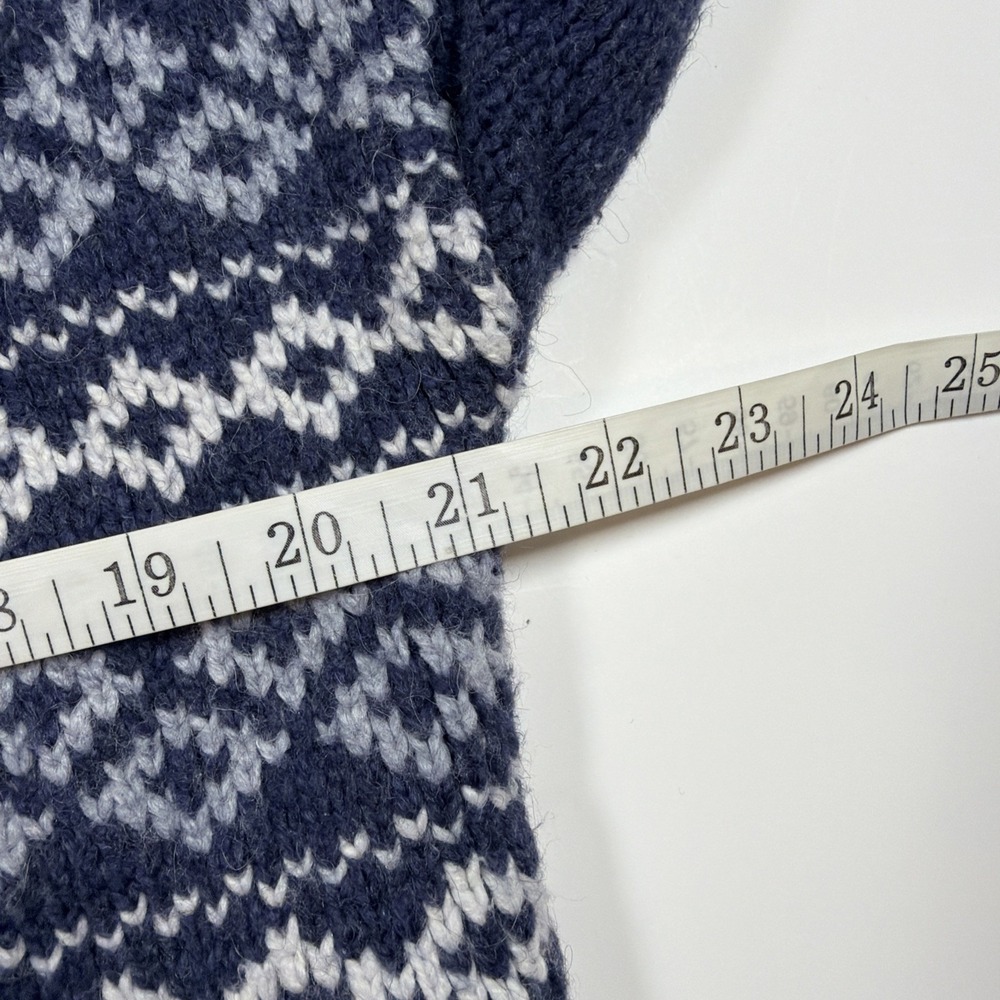 Banana Republic Cropped Pullover Patterned Sweater Long Sleeve Size Medium - Picture 5 of 6